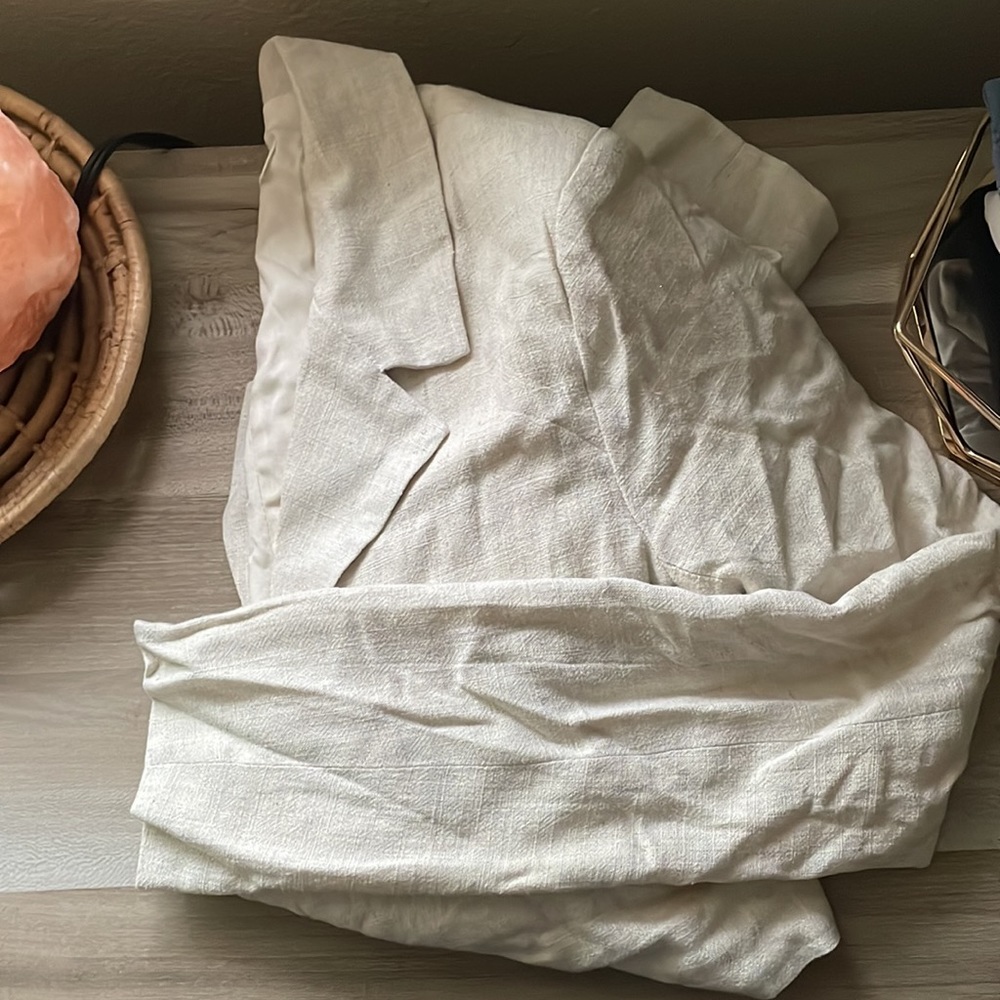 NanaMacs Cream Wide Leg Pants & Jumpsuit NWOT - Picture 6 of 6